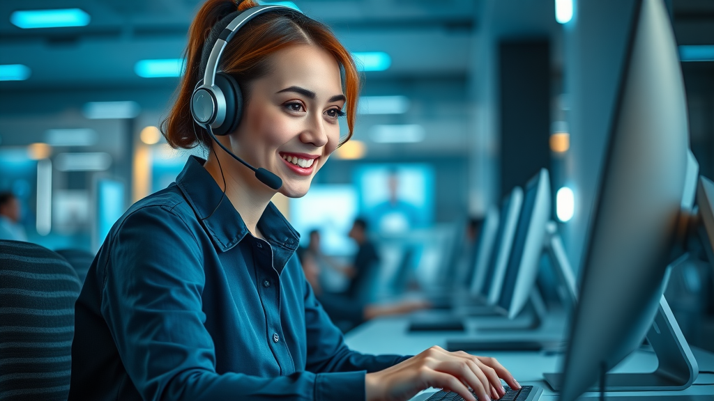empathetic support agent providing live customer service through digital interface, customer engagement techniques
