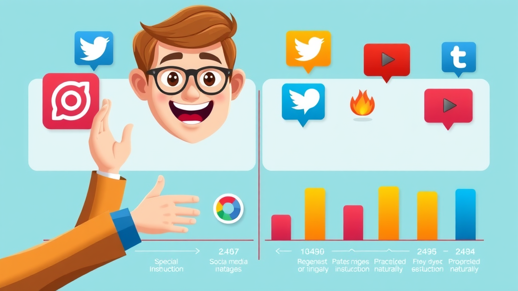 side-by-side comparison of social media video marketing platforms and strategies