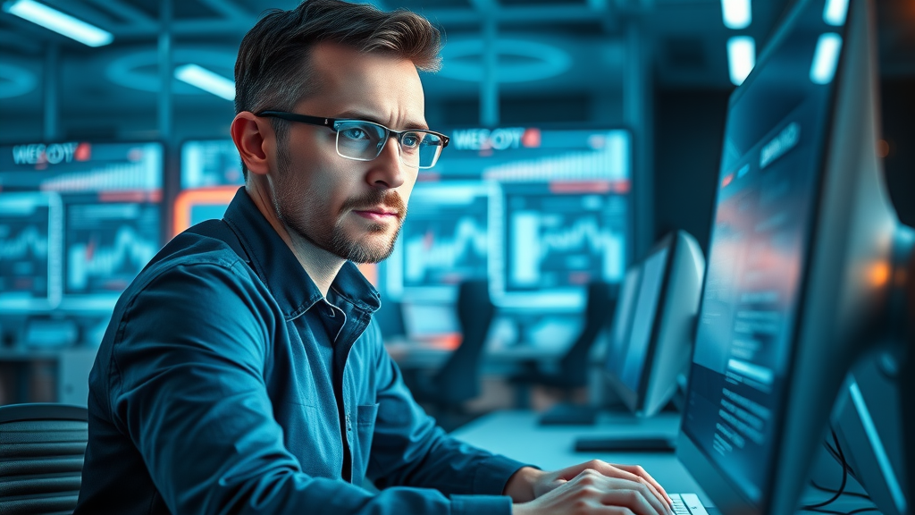 Expert marketer optimizing website SEO for small business marketing strategies