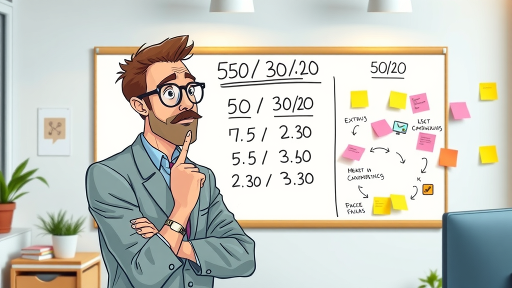 explainer video on social media marketing content ratio rules, including 50 30 20 and 5 5 5
