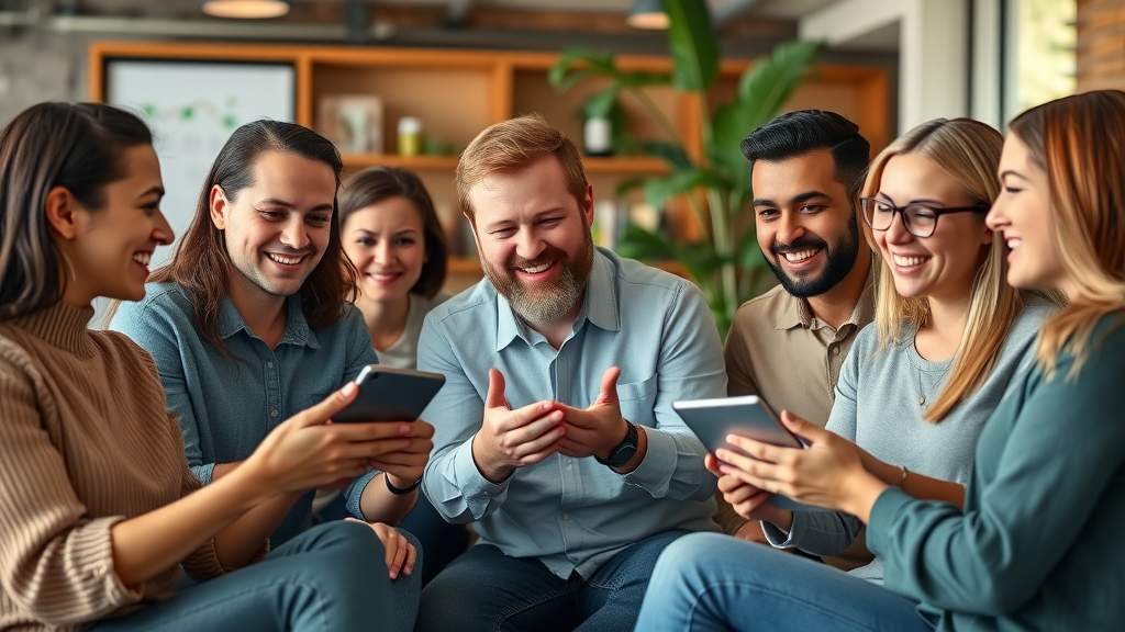 small business owners sharing digital marketing ideas