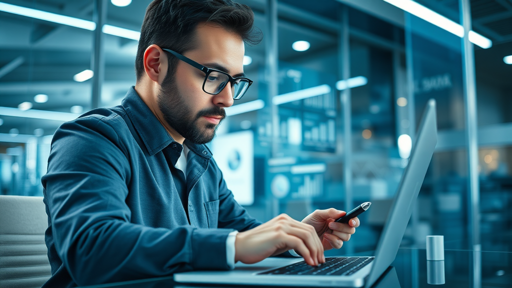 business analyst reviewing performance metrics for content marketing small business strategy