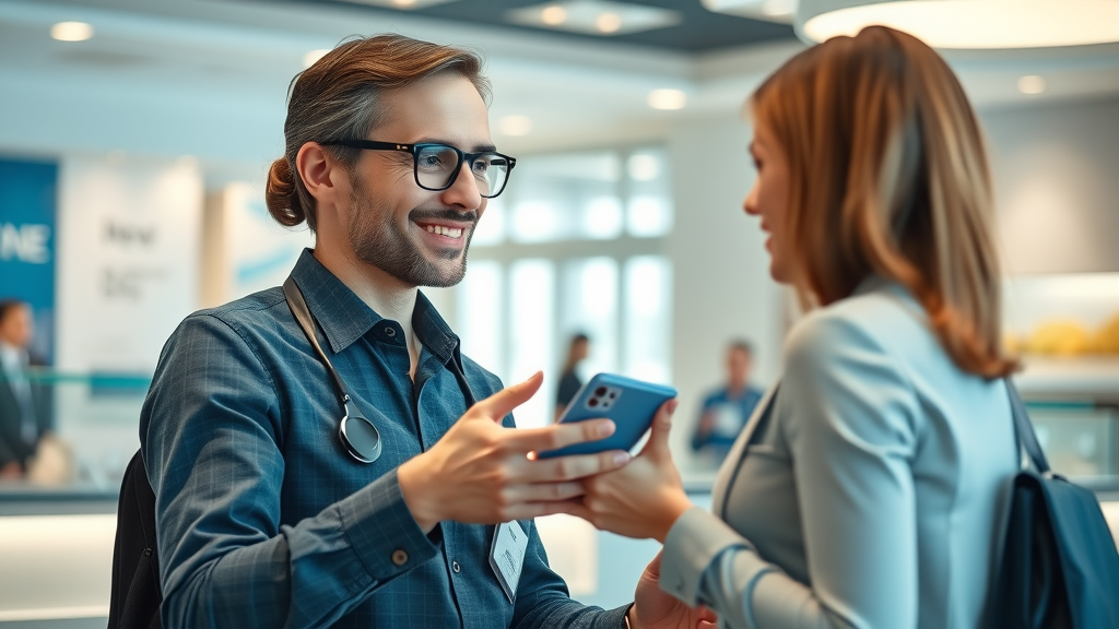 customer service representative providing attentive, effective customer engagement at retail touchpoint