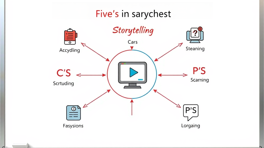 conceptual illustration showing five C