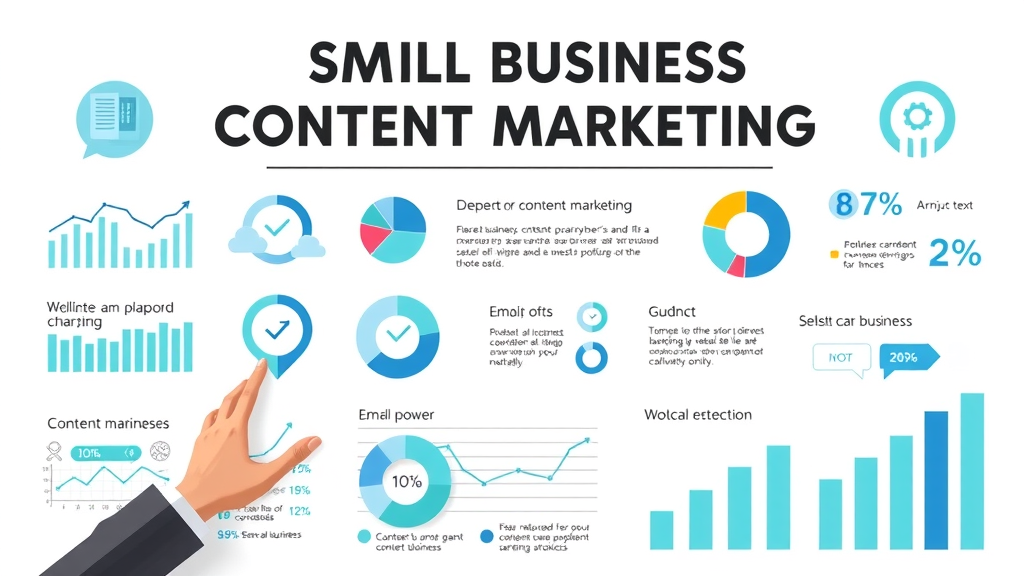 statistics and graphs illustrating small business content marketing success, content calendar, content strategy, content marketing small business