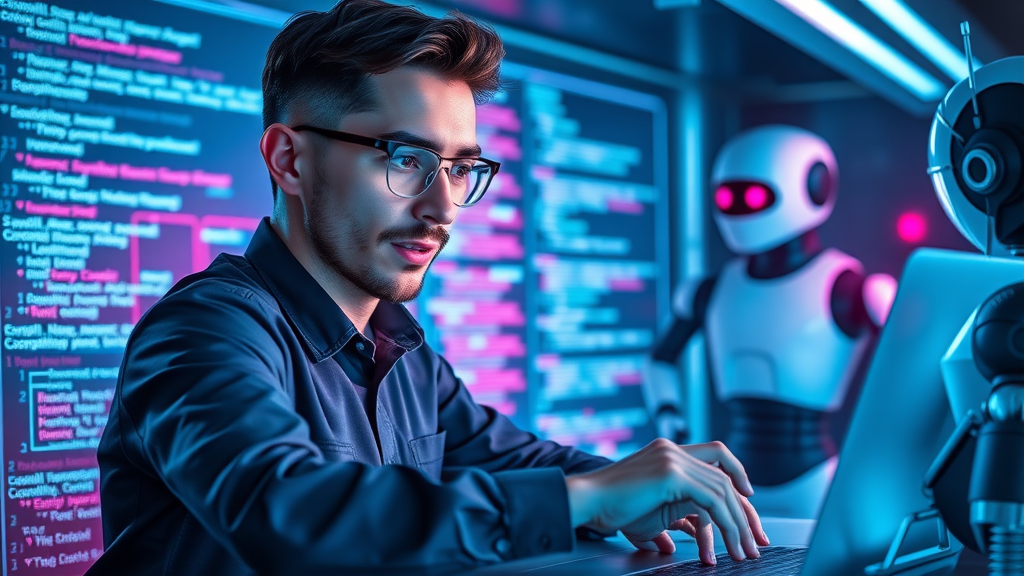 Marketer programming AI-powered email marketing automation