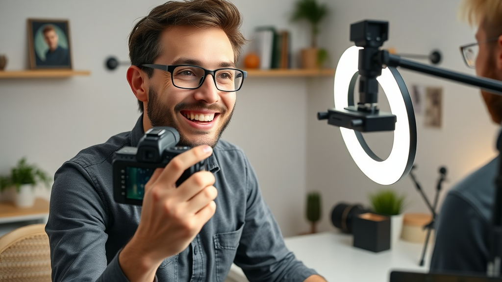 affordable marketing ideas entrepreneur filming product tutorial content marketing